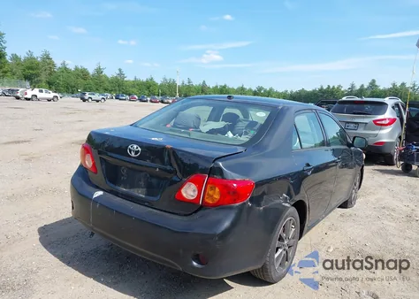 2009 Toyota Corolla Le z USA, uszkodzony, nr VIN 2T1BU40E99C062855